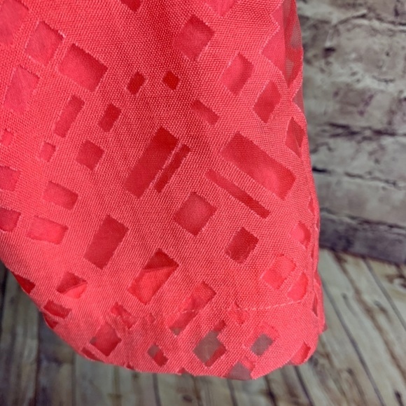 Chico’s Bryson Coral Open Lined Lazer Cut Jacket - Picture 7 of 11